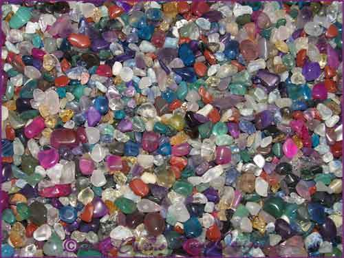 Mixed Mini Tumbled Fairy Chip Crystals - 100 grams - Type B Mixed Mini Tumbled Fairy Chip Crystals - 100 grams - Type B