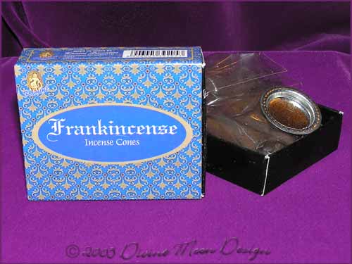 Box of Kamini Aromatics INCENSE CONES - FRANKINCENSE Box of Kamini Aromatics INCENSE CONES - FRANKINCENSE