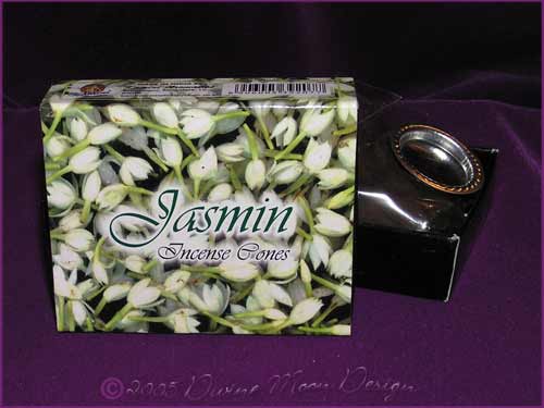 Box of Kamini Aromatics INCENSE CONES - JASMIN - Click Image to Close