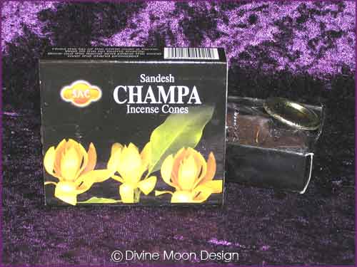 Box of Sandesh INCENSE CONES - CHAMPA - Click Image to Close