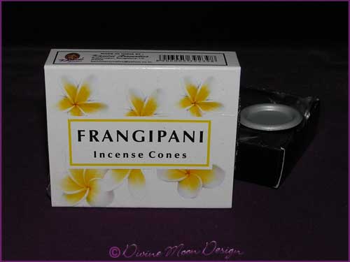 Box of Kamini Aromatics INCENSE CONES - FRANGIPANI Box of Kamini Aromatics INCENSE CONES - FRANGIPANI