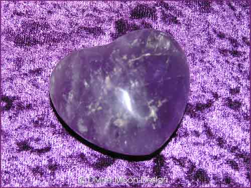 Heart - Amethyst - Click Image to Close