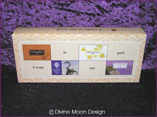 Boxed Pack of 4 Kamini Aromatics 100 gram SOAP bars MIX B) Boxed Pack of 4 Kamini Aromatics 100 gram SOAP bars MIX B)