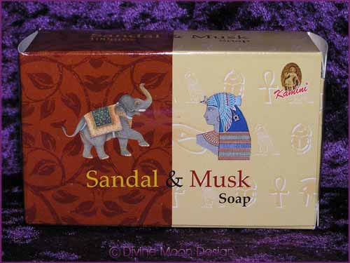 Kamini Aromatics 100gm SOAP boxed bar - SANDAL / MUSK