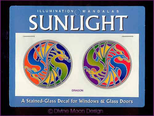 SUNLIGHT Glass Decal / Sticker for Windows - DRAGON