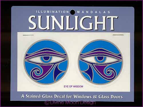 SUNLIGHT Glass Decal / Sticker for Windows - EYE of WISDOM