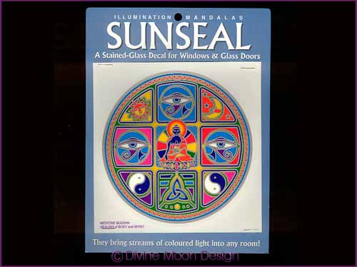 SUNSEAL Glass Decal / Sticker for Windows - MEDICINE BUDDHA SUNSEAL Glass Decal / Sticker for Windows - MEDICINE BUDDHA