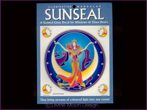 SUNSEAL Glass Decal / Sticker for Windows - MOON GODDESS SUNSEAL Glass Decal / Sticker for Windows - MOON GODDESS