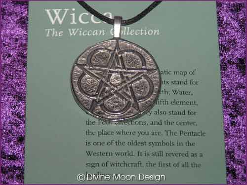 WICCA Jewellery Pendant N) Pentacle 2 - Click Image to Close