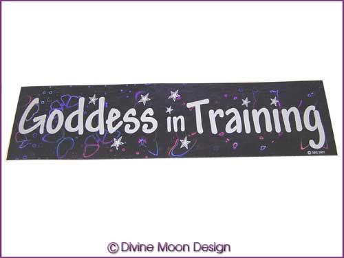 BUMPER STICKER – Holographic (4A) Purple - GODDESS in TRAINING