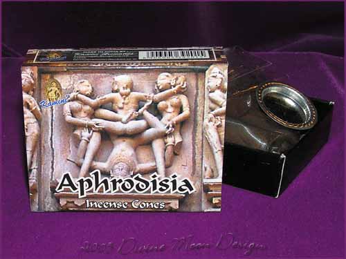 Box of Kamini Aromatics INCENSE CONES - APHRODISIA