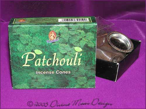 Box of Kamini Aromatics INCENSE CONES - PATCHOULI