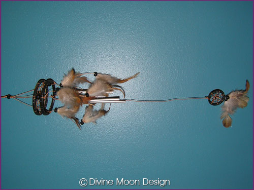 DREAM CATCHER WIND CHIME - Black