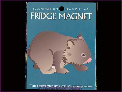 FRIDGE MAGNET Australian Made - WOMBAT