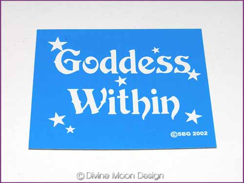 FRIDGE MAGNET Oz Made 13B) BLUE - Goddess Within - Click Image to Close