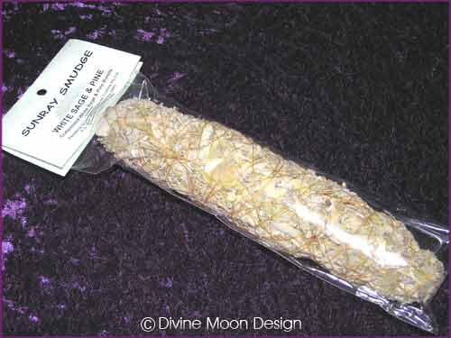 Smudge Stick - Large WHITE SAGE & PINE Natural OZ grown